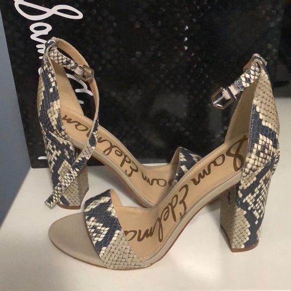 Sam Edelman Shoes - Sam Edelman Yaro Block Heel Sandal Snakeskin
